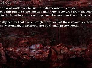 Song of Saya part 9 featuring Japanese anime hentai monsters and small tits.