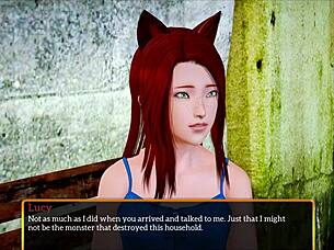 discovering my new family in this cartoon game 😏🎮