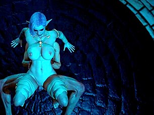 3D Elf Craves Big Dick