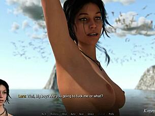 Lara Croft gets gangbanged by big dick monsters on an enchanted island in this 3D hentai adventure