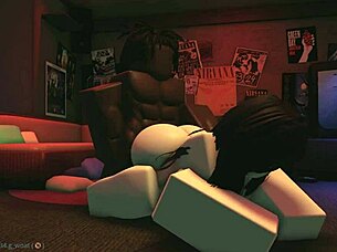 white chick called me to fuck in bedroom