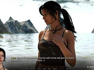 Lara Croft gets gangbanged by big dick monsters on an enchanted island in this 3D hentai adventure