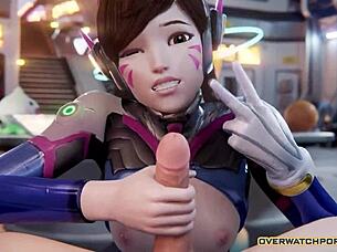 Overwatch porn games compilation with big tits sexy ass sex!