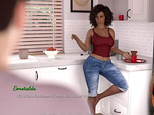 Growing up with big tits in anime cosplay.