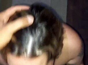 Blonde girlfriend filled with cum