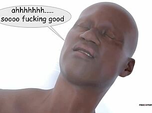 Mia Teases with Blowjob in 3D Comic