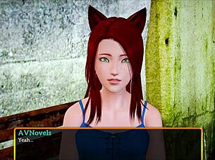 discovering my new family in this cartoon game 😏🎮