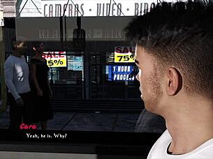 Redhead anime intertwines in homemade cartoon scene