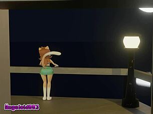 Vore pleasure night with old Angeloid003 in wild animation