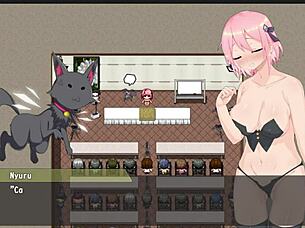 Magical girl with big tits in anime game part 19