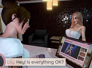 beautiful 3d girl loves to be fucked rhythmically animated futa cunnilingus and fucking