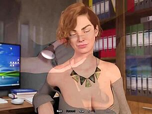 Horny Teacher's Handjob After Foot Massage