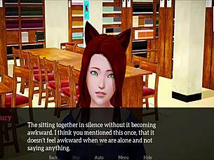 redhead teen with small tits in family hentai