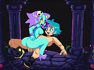 cute anime girl in flip witch pixel episode thirteen