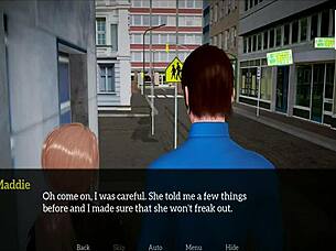 redhead teen with small tits in family hentai