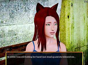 discovering my new family in this cartoon game 😏🎮