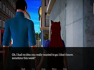 redhead teen with small tits in family hentai