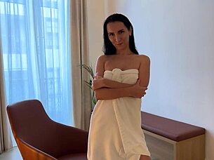 Stepmom accidentally sends naked photos to stepson and fucks him