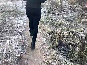 Passionate Encounter With Friend's Wife In The Woods