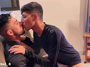 ryan ross mike bebecito intense sucking after work