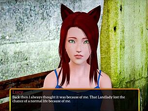 discovering my new family in this cartoon game 😏🎮