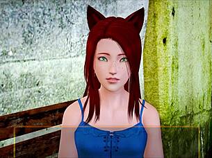 discovering my new family in this cartoon game 😏🎮