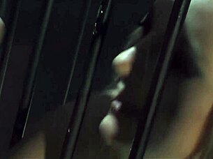 brunette girl in cowgirl position with her man