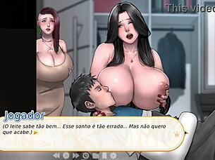 Does your aunt rub tits on your cock?