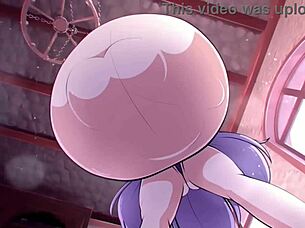 Anime Girl Vore Swallows in Wild Fantasy Scene