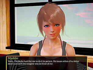 My new family 468 features redhead teen with small tits in homemade cartoon game