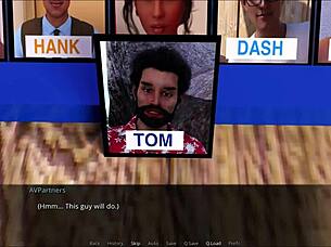 sunshine love 77 with big tits in anime game 😍