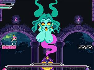 cute anime girl in flip witch pixel episode thirteen