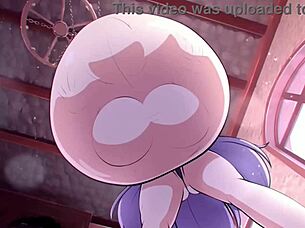 Anime Girl Vore Swallows in Wild Fantasy Scene