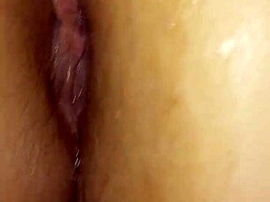 Blonde girlfriend filled with cum