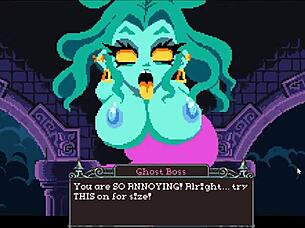 cute anime girl in flip witch pixel episode thirteen