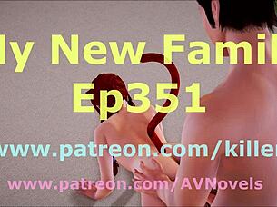 My new family 351 featuring a redhead with small tits