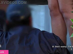 Excited Handyman Watches My Intense Masturbation