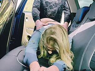 Trip ends with big cumshot on pussy part 2