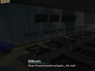 Redhead Performs Deepthroat Blowjob Behind The Scenes In Reality Show