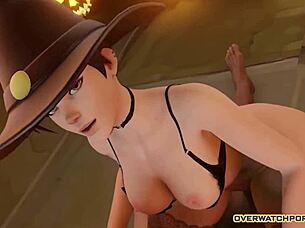 Overwatch porn games compilation with big tits sexy ass sex!