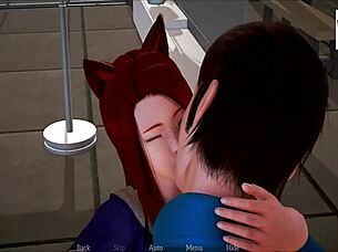 redhead teen with small tits in family hentai