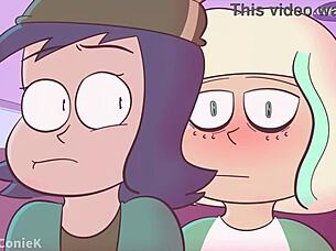 I watch futa Jackie fuck Janna on the bus