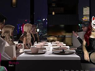 sin heels 3 features outdoor footjob scenes in a game setting with anime characters