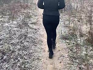 Passionate Encounter With Friend's Wife In The Woods