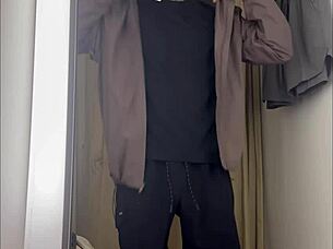 busty bbw milf masturbates her shaved pussy and squirts