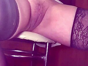 cum on black stockings after licking klaudiaamergirls pussy