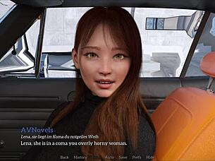 Exploring New Memories with Brunette Milf in Game.