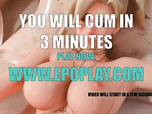 Cute 18 year old with long hair gets intimate attention