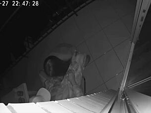 cheating wife fucks friend on hotel balcony