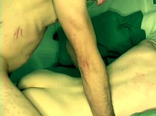 I scored my first gay ass with a big tattooed cock at the party